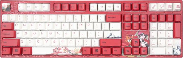 Varmilo VEA108 Tastiera da gioco Koi, MX-Brown, LED bianco - Layout USA (US, Cablato)