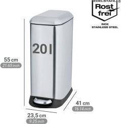 Produktbild Wenko Treteimer Design Easy-Close (20 l)