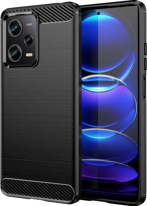 Screenguard Xiaomi Redmi Note 12 Pro 5G Hülle Carbon Brushed Soft TPU (Xiaomi Redmi Note 12 Pro 5G)