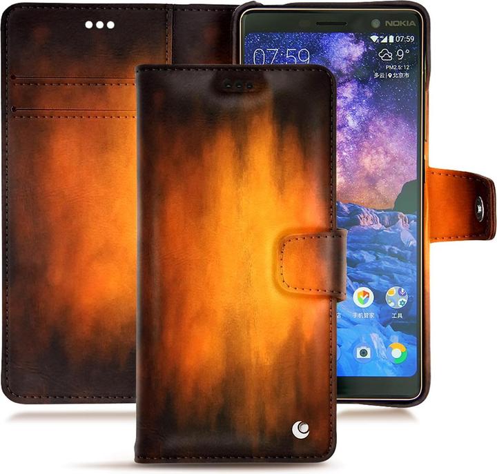 Produktbild Noreve Lederschutzhülle Wallet (Nokia 7 Plus)