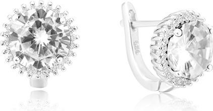 Beneto Silver glittering earrings AGU1202 (L)