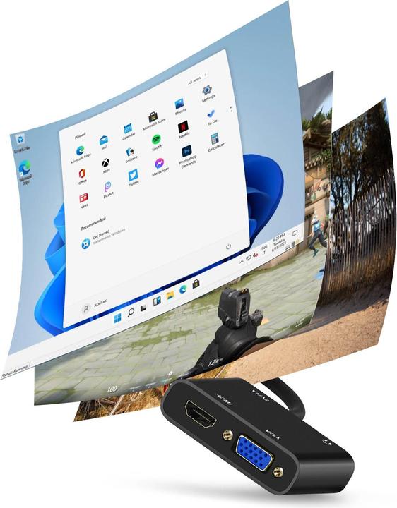 Produktbild Avizar VGA / HDMI + VGA mit 3.5mm Anschluss (HDMI, VGA, 2 cm)