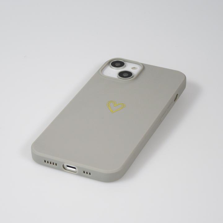 Immagine prodotto PhoneLook Cover in silicone opaco design cuore oro (Apple iPhone 15)