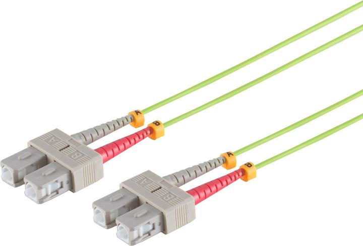 Image du produit Shiverpeaks S/CONN câble de raccordement à connectivité maximale en fibre optique duplex SC/SC 50/125µ, OM5 (S/UTP, CAT7, 5 m)