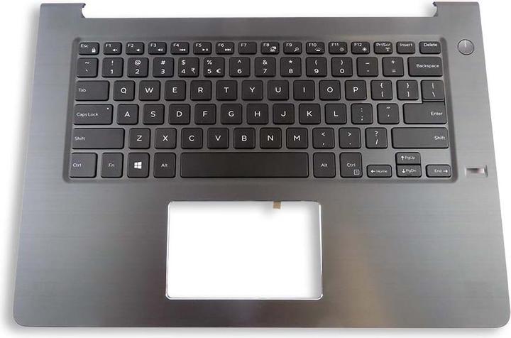 Produktbild Dell Assy Kybd 80 Usintl W/Fpr Blt (US, Kabelgebunden)