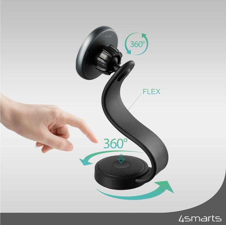 Actual product image 4smarts Qi2 car charging set
