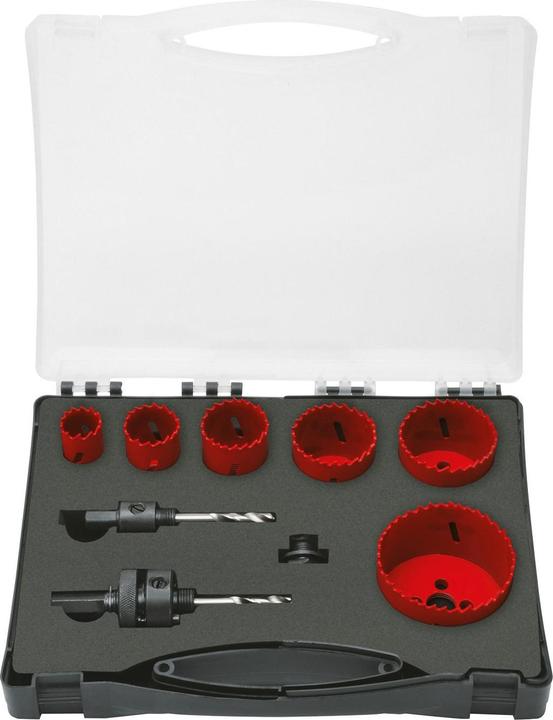 Exact Jeu de scies cloche 9 pièces 70604 1 (22 mm, 29 mm, 35 mm, 44 mm, 68 mm, 51 mm)