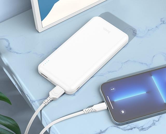 Actual product image Hoco J100 Powerbank 10000 mAh Weiss (10000 mAh)