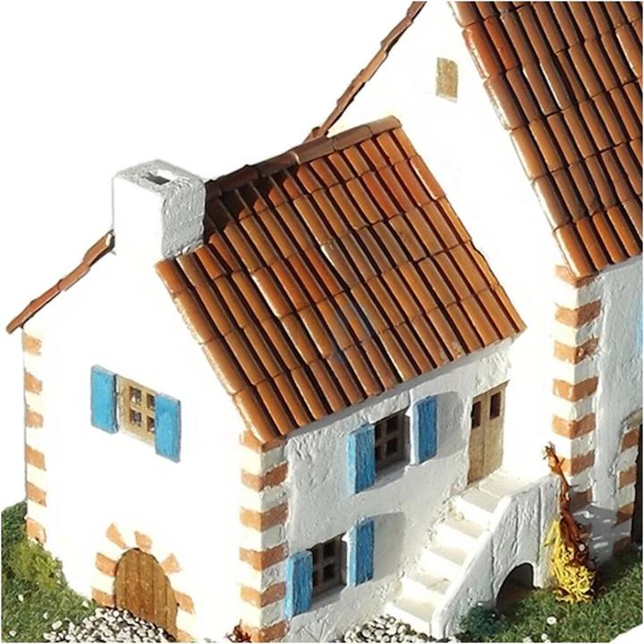 Immagine prodotto Block Cuit. Kit modello 3D in ceramica - Casa tipica della Repubblica Ceca (26 x 13 x 22 cm)