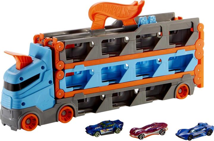 Hot Wheels 2-in-1 Rennbahn-Transporter