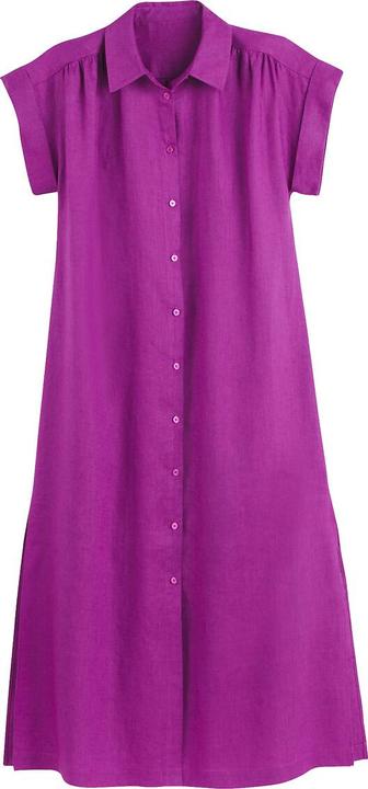 Actual product image La Redoute Collections Signature long shirt dress in linen (XL)