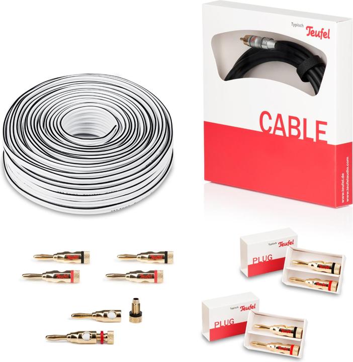 Image du produit Teufel Ensemble de câbles home cinéma 5.1 Advantage (30 m, 2.50 mm²² mm)