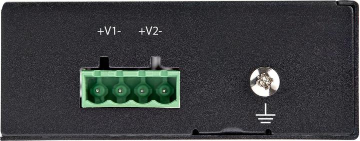 Actual product image StarTech Industrial Gigabit PoE Splitter - 90W High Speed Power-over-Etherne (1 Ports)