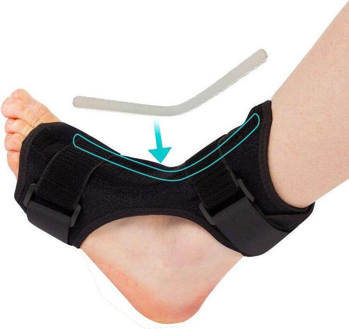 Image du produit JTI Attelles de soutien du pied - Épine calcanéenne - Noir (Taille unique)