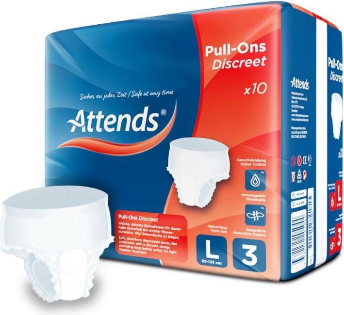 Produktbild Attends Pull Ons 3 Discreet (10 x, L)
