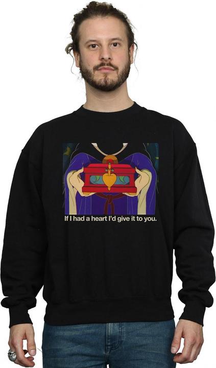 Actual product image Disney Mens Sleeping Beauty If I Had A Heart Sweatshirt (XL)