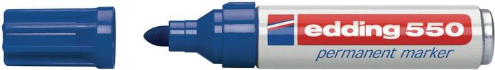 Produktbild Edding Permanent Marker 550 (Blau, 4 mm, 1 x)