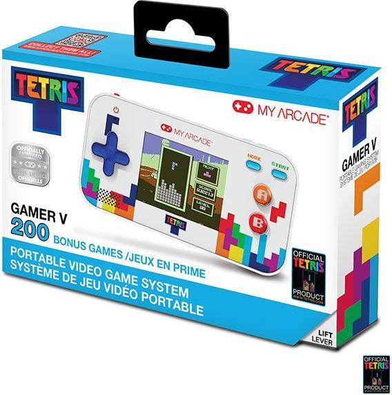 Actual product image MyArcade My Arcade DGUNL-7030 Tetris Gamer V Classic Handheld Portable Video Game System (201 GAMES IN 1)