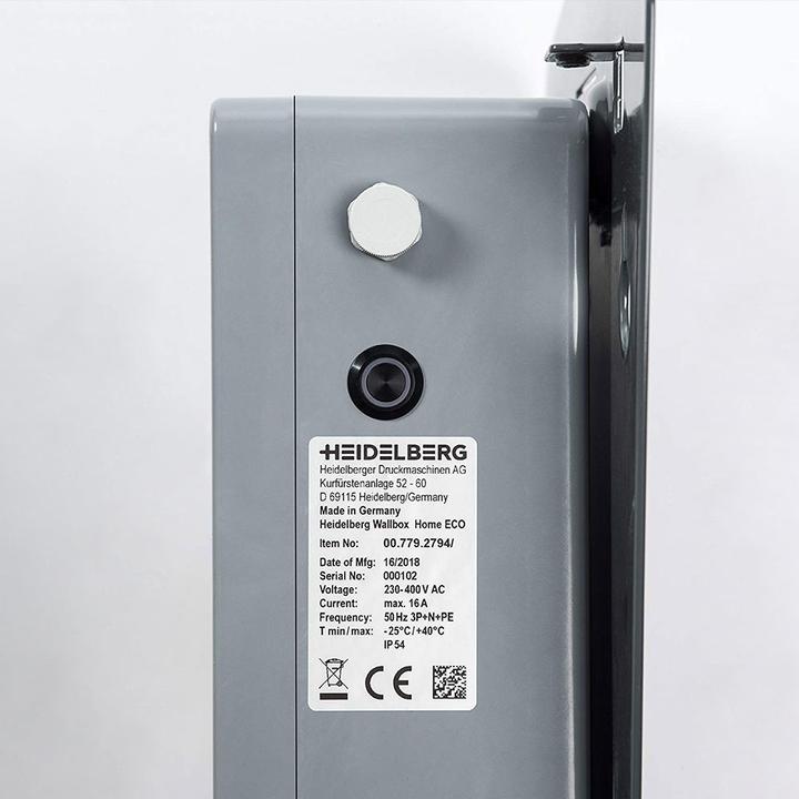 Produktbild Heidelberg Home Eco Europa 5m (Typ 2, 11 kW, 16 A, Fest verdrahtet)