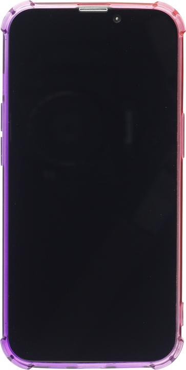 Produktbild PhoneLook Hülle Gummi Bumper Rainbow mit extra Schutz für Ecken Antischock rosa t (Apple iPhone 14 Pro)