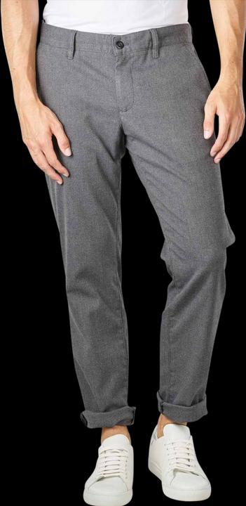 Alberto Lou-J Soft Wool Look Chino Regular Slim Fit Anthraci