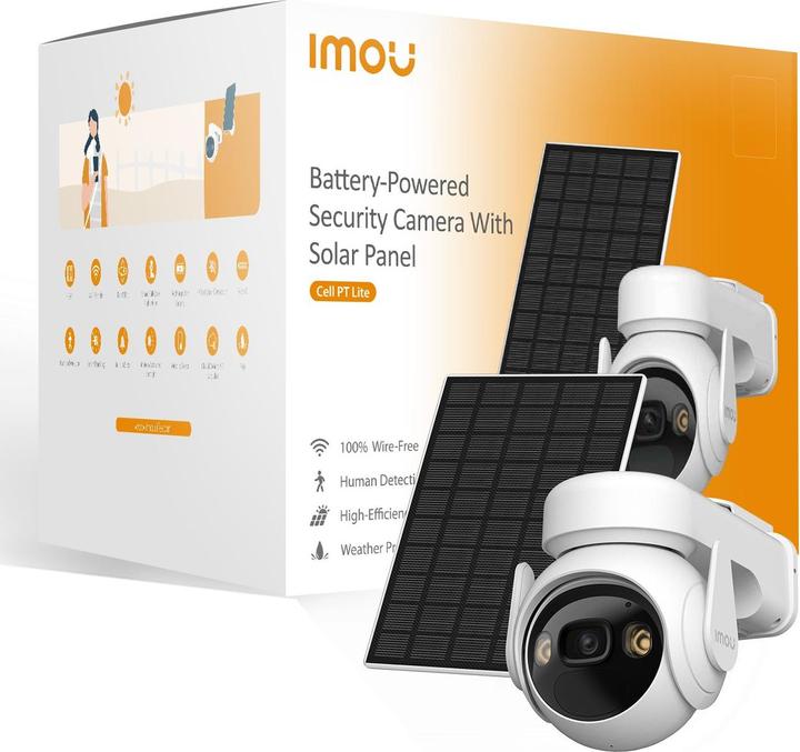 Imou Cell PT Lite Kit + Solar Panel (2304 x 1296 Pixels)