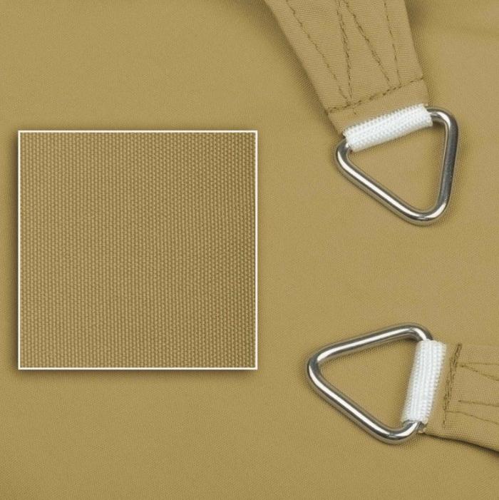 Actual product image Swisshandel24 Sun sail waterproof triangle with right angle (2.5 x 2.5 x 3.5 m)