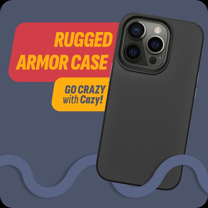 Produktbild Cazy Robuste Strukturhülle Rutschfeste Textur (Apple iPhone 16 Plus)