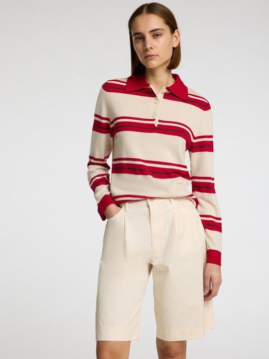 Image du produit Selected Femme 100% Merinowoll Langarm-Poloshirt (L)