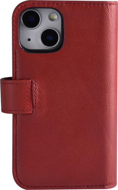 Immagine prodotto Pierre Cardin Custodia iPhone 13 Mini - Custodia a libro in vera pelle rossa e 6 scomparti per carte di credito (Apple iPhone 13 mini)