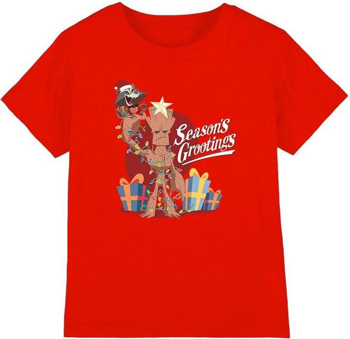 Immagine prodotto Guardians of the Galaxy Seasons Grootings Maglietta Bambini (140)