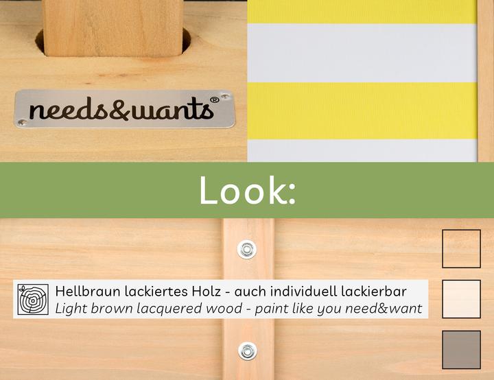 Produktbild Needs&Wants Sunplaya4" mit Dach und Abdeckung
