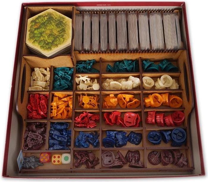 Immagine prodotto E-Raptor ERA19247 - Inserto: Catan + Traders & Barbarians + 5° + 6° espansione giocatore (Inglese)