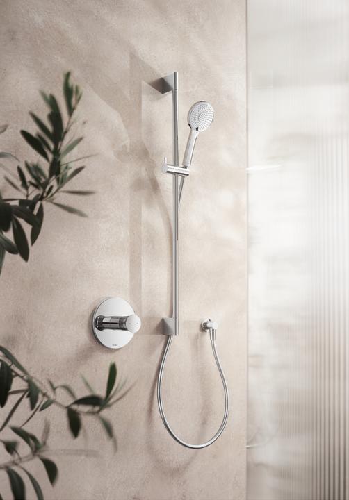 Immagine prodotto Duravit Doccetta 110, 3 getti cromo / bianco (3 Tipi di raggi, 14 l/min)
