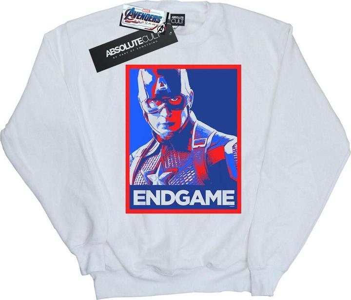 Immagine prodotto Felpa Donna/Ladies Avengers Endgame Captain America Poster (XL)