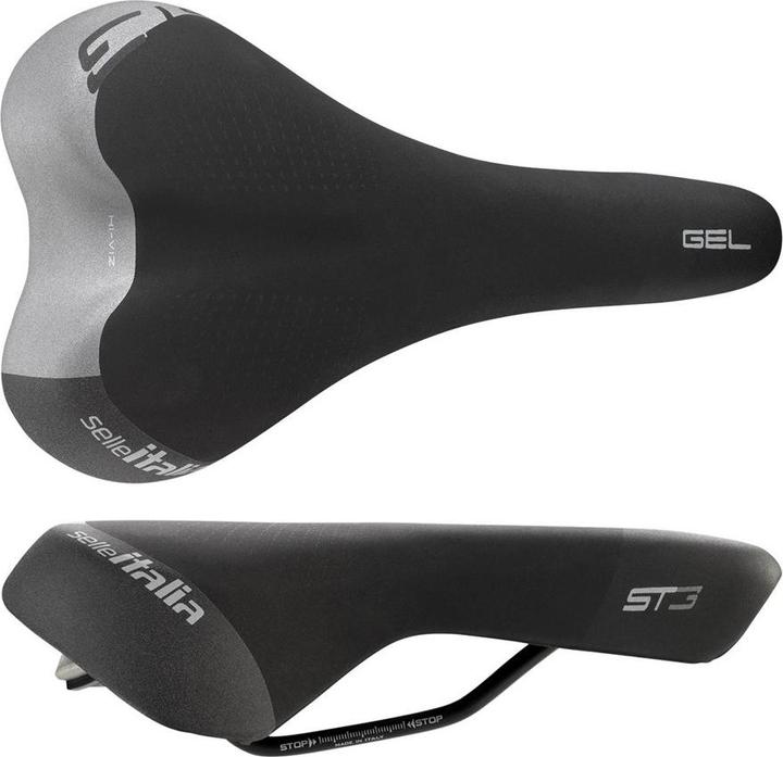 Immagine prodotto Selle Italia Sella Sportouring St 3 S (S1), binario in lega Fec, gel leggero