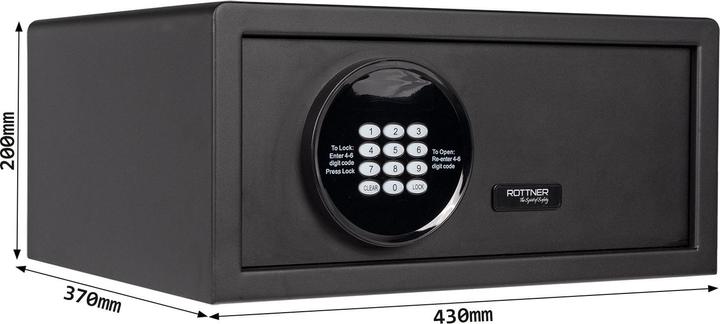 Actual product image Rottner Furniture safe Jupiter 2 double-bit lock (11.52 l)