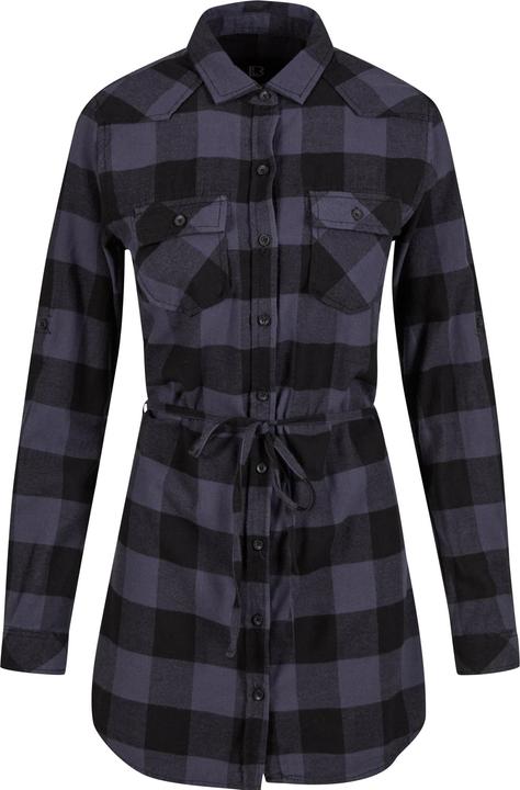 Brandit Damen Lucy Langarm-Shirt Grösse S Farbe Schwarz/Grau (S)