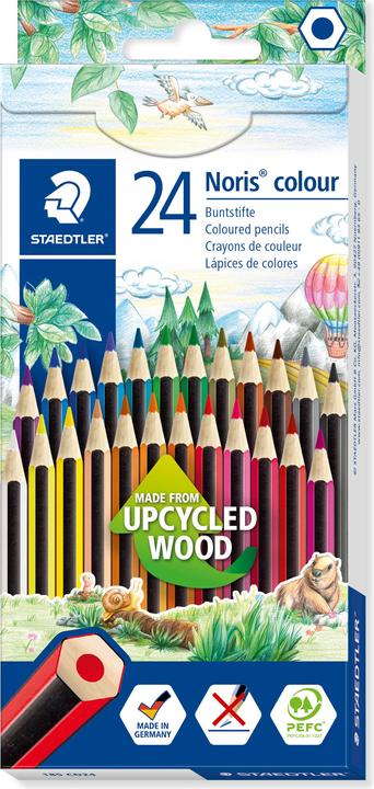 Produktbild Staedtler Buntstift Noris colour 24 (Mehrfarbig, 24 x)