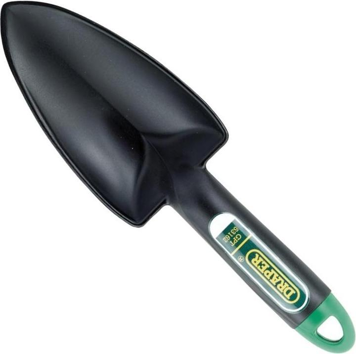 Produktbild Draper plastic hand trowel, black / green