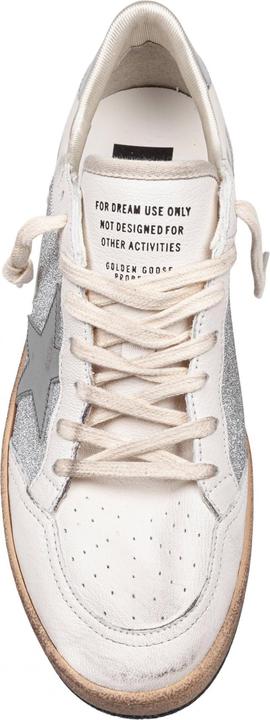 Produktbild Golden Goose ballstar in nappa and glitter natural and silver color (39)