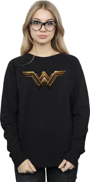 Actual product image Womens/Ladies Justice League Movie Wonder Woman Emblem Sweatshirt (XL)