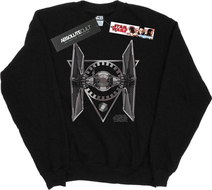 Actual product image Star Wars Mens The Last Jedi TIE Fighter Sweatshirt (S)
