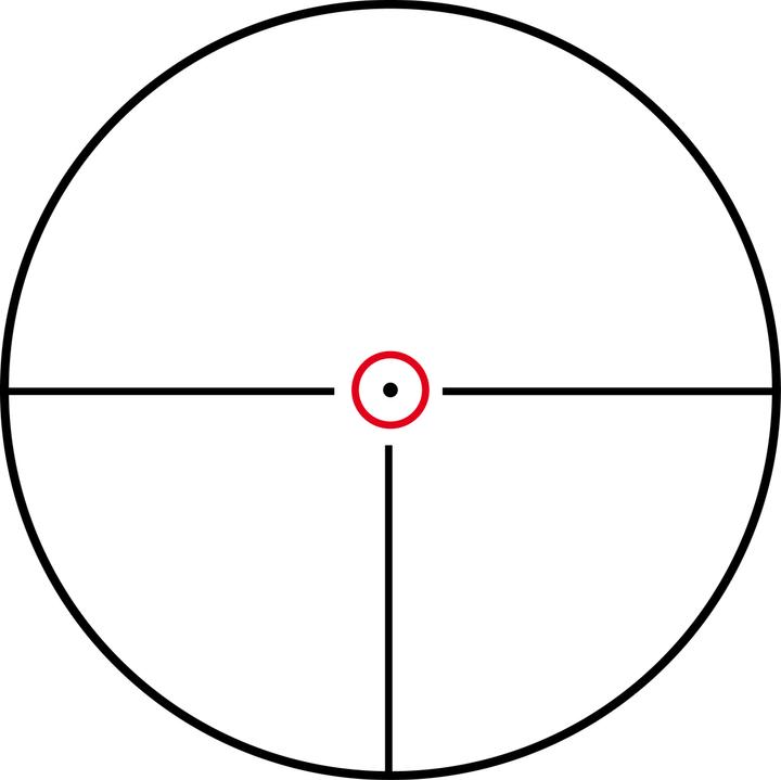 Actual product image Konus Riflescope Konuspro M-30 1-4x24 With Illuminated Crosshairs (4 x, 24 mm)