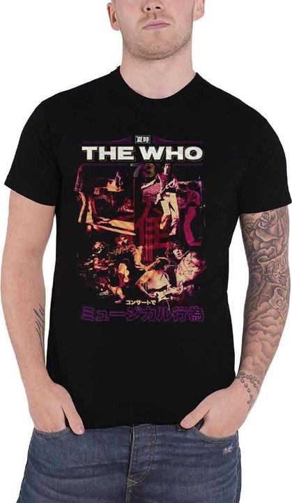 Image du produit The Who T-Shirt unisexe adulte Japon '73 en coton (S)
