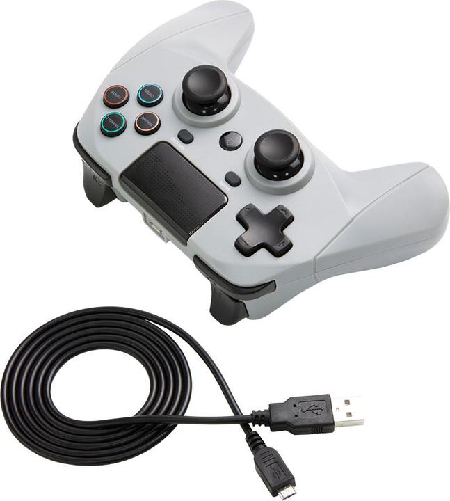 Image du produit Snakebyte Pad 4 S Wireless PS4 Controller - gris orange (PC, PS4)