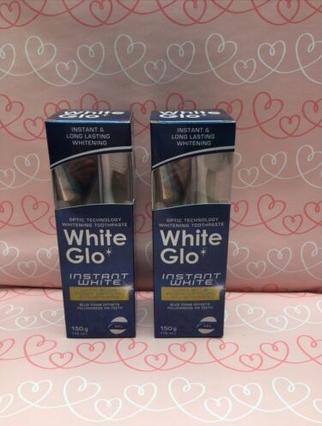 Immagine prodotto White Glo Gel istantaneo bianco forma blu miglioratore ottico Dentifricio con spazzolino