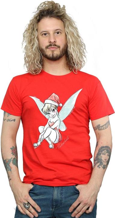 Immagine prodotto Disney Tinkerbell Christmas Fairy Maglietta Uomo (S)