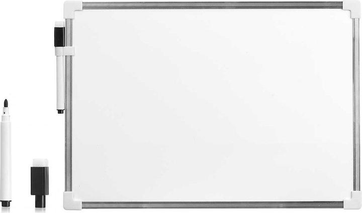 Actual product image Pincello Magnetisches Whiteboard mit Marker Weiss Aluminium 25 x 35 cm (12 Stück) (25 x 35 cm)