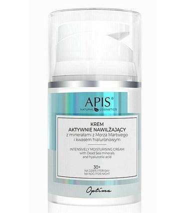 Actual product image Apis Natural Cosmetics Apis Active Moisturising Cream With Dead Sea Minerals And Hyaluronic Acid 30+ 50Ml (50 ml, 24h cream)